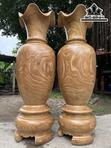 Lục Bình Gỗ Cẩm Vàng Cao 200 Đường Kính 65 (cm)