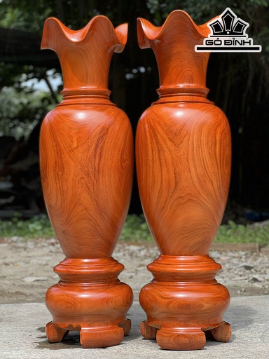 Lục Bình Gỗ Hương Cao 130 Đường Kính 39 (cm)