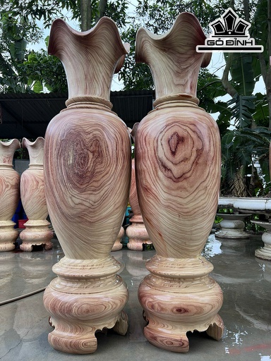 Lục Bình Gỗ Hương Cao 160 Đường Kính 47 (cm)