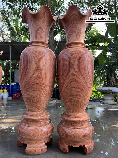 Lục Bình Gỗ Hương Cao 170 Đường Kính 48 (cm)