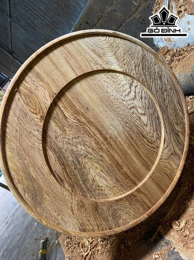 Mâm Gỗ Ngọc Am Đường Kính 48,5 Dày 5 (cm)
