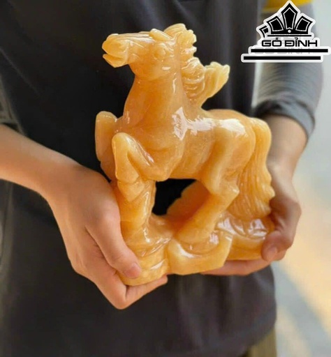 Tượng Tuổi Ngọ Đá Ngọc Hoàng Long Cao 20 (cm)