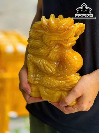 Tượng Tuổi Thìn Đá Ngọc Hoàng Long Cao 20 (cm)