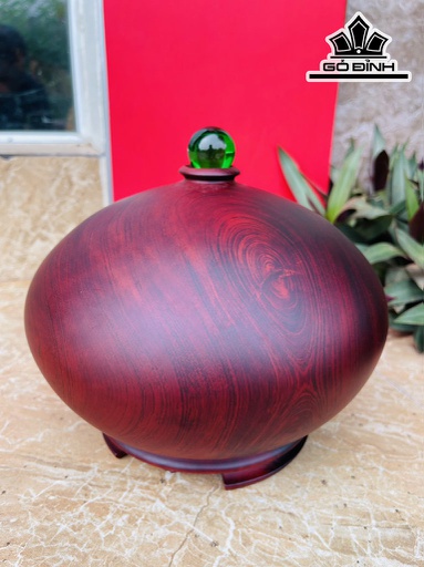 Chum Phú Quý Gỗ Tử Đàn Cao 18 Đường Kính 22 (cm)