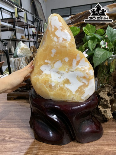 Núi Đá Cảnh Đá Ngọc Hoàng Long Cao 41 Ngang 29 Sâu 21,5 (cm) 16,3kg