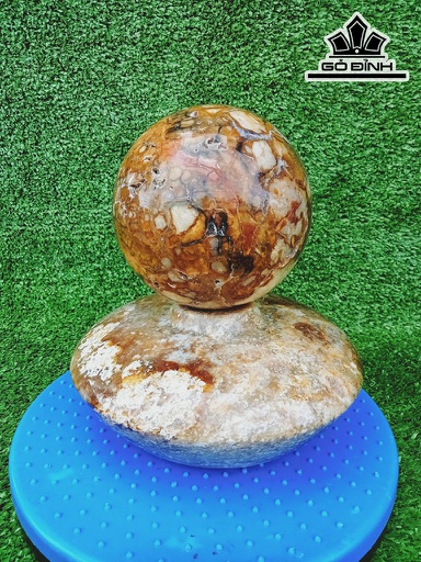 Bi Cầu Đá Canxit Cao 8 Đường Kính 18 (cm) 6kg