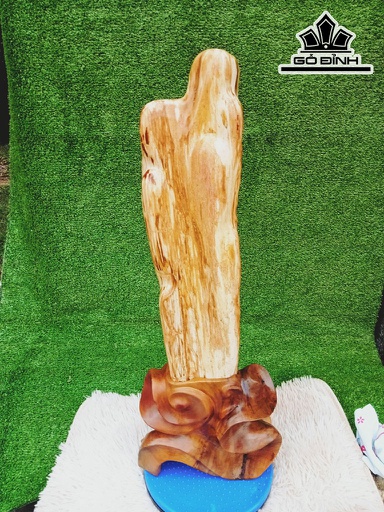 Tác Phẩm Gỗ Hóa Thạch Cao 71 Ngang 15 (cm) 14kg