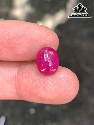 Viên Ngọc Đá Thạch Anh Cao 9,5 Ngang 7,5 Sâu 4,5 (mm) 3,28cts