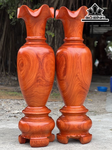 Lục Bình Gỗ Hương Cao 140 Đường Kính 40 (cm)