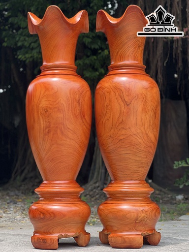 Lục Bình Gỗ Hương Cao 150 Đường Kính 43 (cm)
