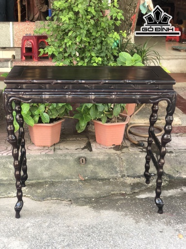 Bàn Trúc Gỗ Trắc Cao 86 Ngang 94 Sâu 38 (cm)