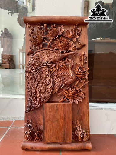 Đốc Lịch Gỗ Hương Cao 83 Ngang 41 Sâu 8 (cm)