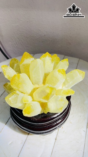 Tinh Thể Đá Thạch Anh Vàng Cao 26 Rộng 14 (cm) 1,2 kg