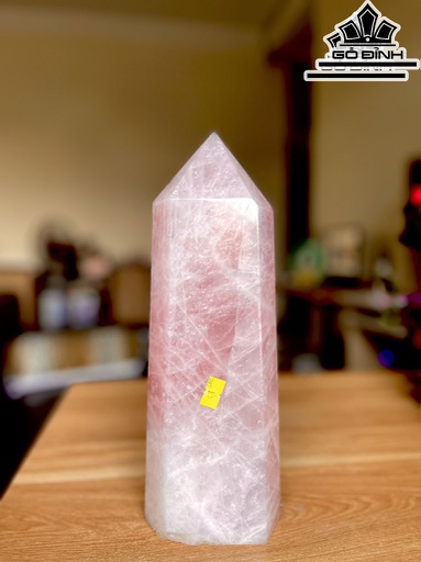 Trụ Đá Thạch Anh Hồng Cao 30 (cm) 3,7kg