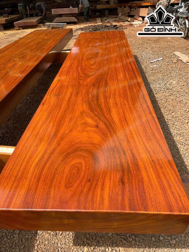 Bàn Dài Gỗ Lim Rộng 90 Dài 400 Dày 18 (cm)