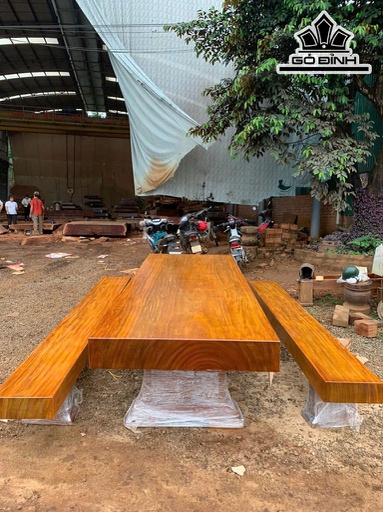 Bộ K3 Gỗ Cẩm Hồng Rộng 120 Dài 320 Dày 20 (cm)