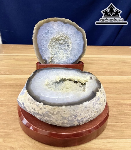 Bát Tụ Bảo Đá Mã Não Cao 14 Ngang 17 (cm) 2,01kg