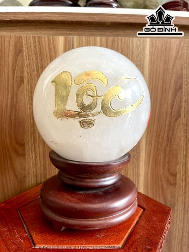 Bi Cầu Đá Thạch Anh Trắng Đường Kính Hạt 16 (cm) 16cts 6,7kg