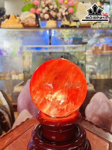 Bi Cầu Thủy Tinh Đỏ 1,6kg