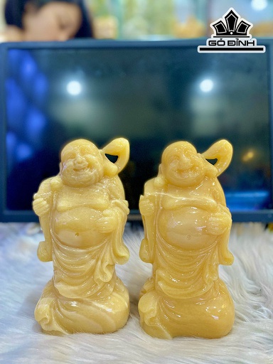 Phật Di Lặc Đá Ngọc Hoàng Long Cao 20 Ngang 10 (cm)