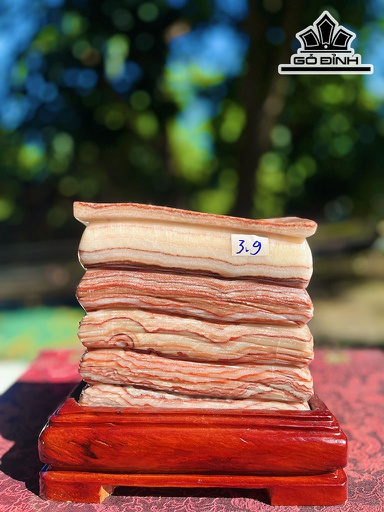 Tác Phẩm Đá Canxit Cao 20 Ngang 18 (cm) 3,89kg