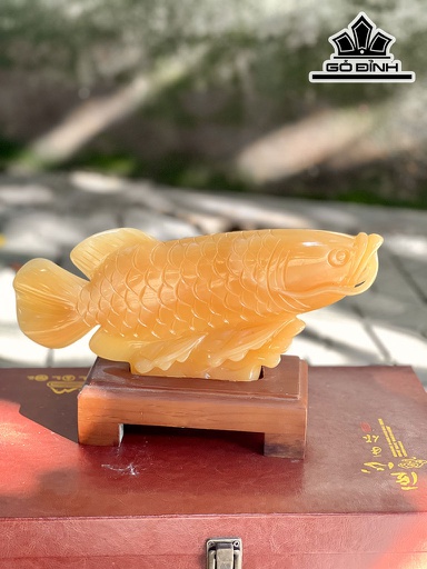 Tác Phẩm Đá Ngọc Hoàng Long Cao 30 (cm)