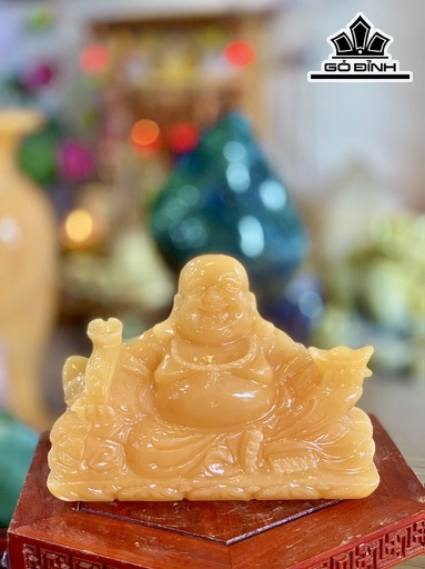 Tượng Di Lặc Đá Ngọc Hoàng Long Cao 20 (cm)