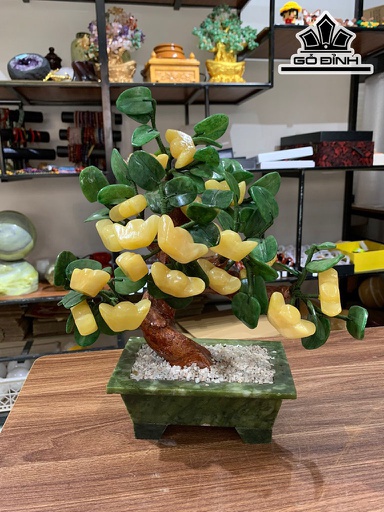 Cây Thỏi Vàng Đá Ngọc Hoàng Long Cao 43,6 Ngang 33 (cm)