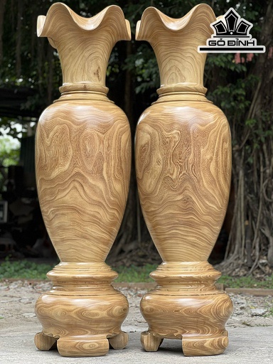 Lục Bình Gỗ Cẩm Vàng Cao 170 Đường Kính 49 (cm) DS18