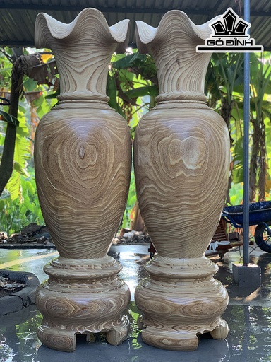 Lục Bình Gỗ Cẩm Vàng Cao 190 Đường Kính 58 (cm) DS7