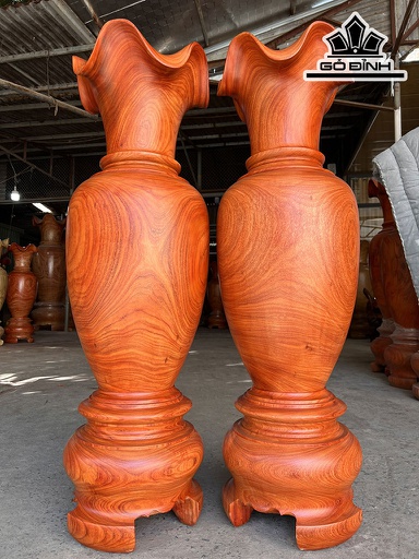 Lục Bình Gỗ Hương Cao 140 Đường Kính 43 (cm) DS13