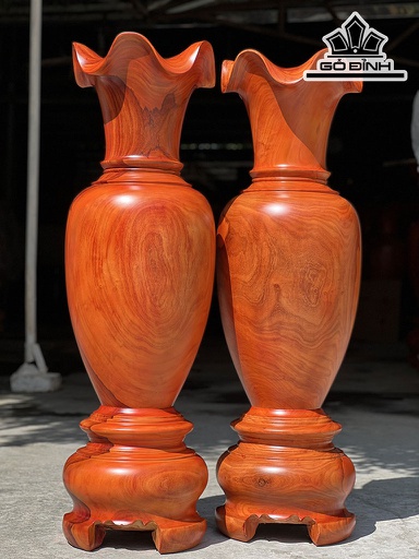 Lục Bình Gỗ Hương Cao 140 Đường Kính 43 (cm) DS32