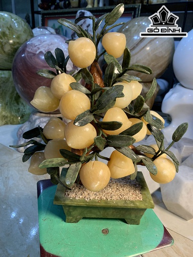 Cây Đào Đá Serpentine Cao 43 Ngang 36 (cm)