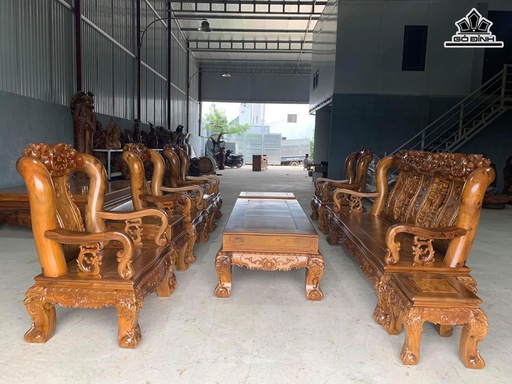 Bộ Bàn Minh Đào 11 Món Tay 14 Gỗ Bách Xanh