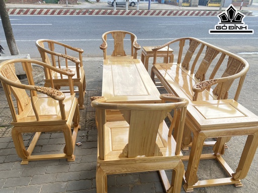 Bộ Minh Đế Gỗ Pơ Mu 8 Món