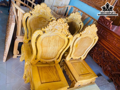 Ghế Hoàng Gia Gỗ Bò Ma Cao 117 Mặt 42-45 (cm)