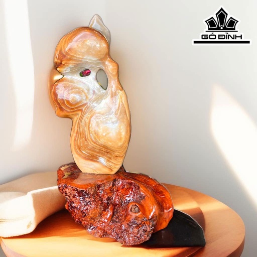 Đào Lộc Cát Tường Đá Mã Não Cao 52 Ngang 19 (cm) 5kg