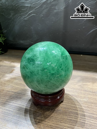 Bi Cầu Đá Flourite Đường Kính Hạt 10,5 (cm) 1,9kg