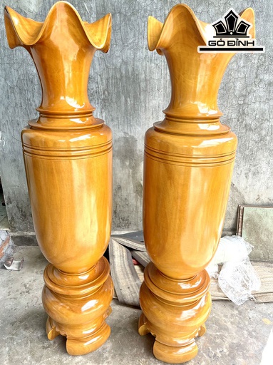 Lục Bình Gỗ Mít Cao 150 Đường Kính 37 (cm)