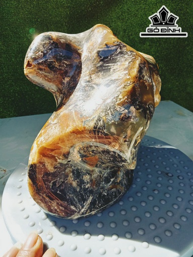 Tác Phẩm Đá Ngọc Can Thạch Cao 17 Ngang 18 (cm) 4kg