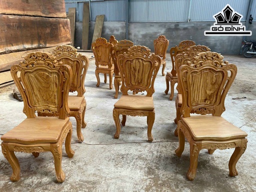 Ghế Tựa Gỗ Gõ Ván 2 Phân