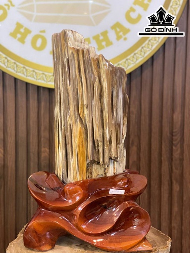 Tác Phẩm Gỗ Hóa Thạch Cao 55 Ngang 32 (cm) 14,6kg