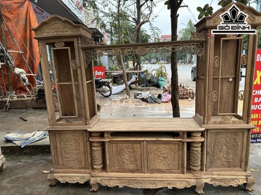 Kệ Tủ Gỗ Hương Cao 240 (cm)