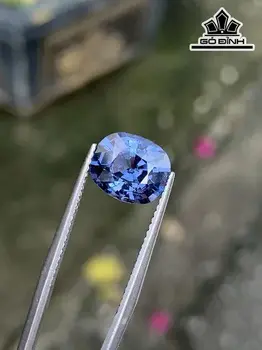 Viên Đá Spinel Xanh Cao 9 Ngang 8 Sâu 5,3 (mm) 3,2cts