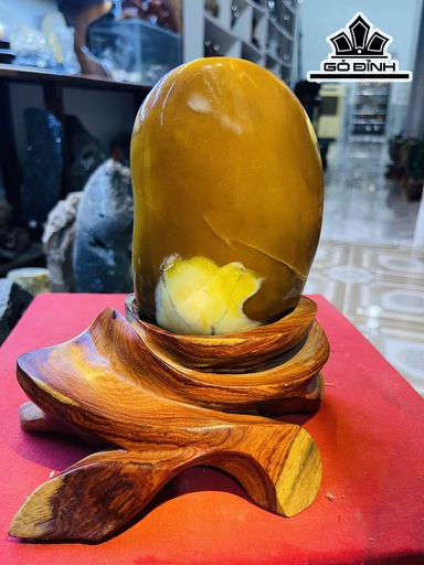 Tác Phẩm Đá Mã Não Mật Ong Cao 21 (cm) 2kg