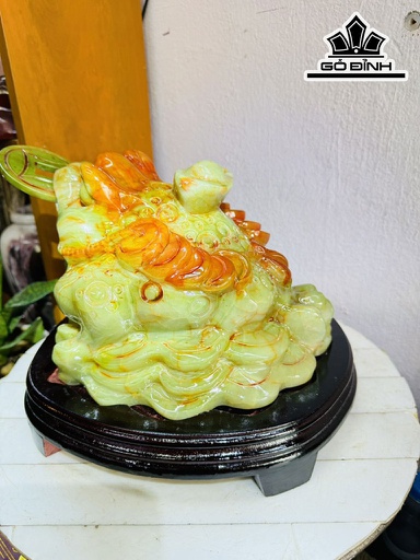 Thiềm Thừ Đá Mã Não Cao 20 Ngang 20 Sâu 25 (cm) 10,5kg