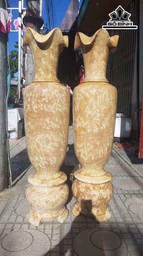 Cặp Lục Bình Gỗ Nu Nghiến Cao 120 Đường Kính 30 (cm)