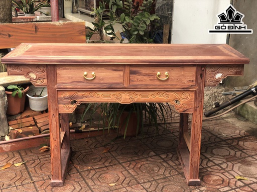 Bàn Bao Công Gỗ Cẩm Lai Cao 81 Sâu 50 Dày 140 (cm)