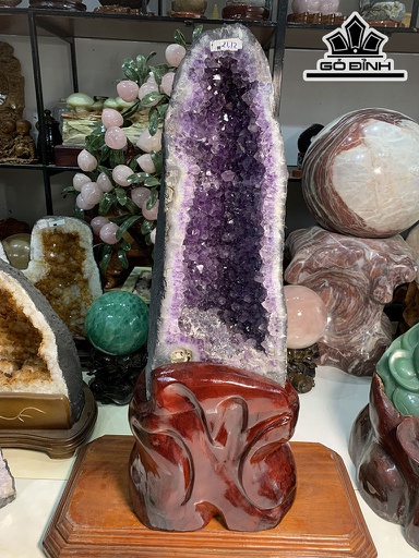 Động Đá Thạch Anh Tím Cao 75 Ngang 30 Sâu 29 (cm) 31,1kg