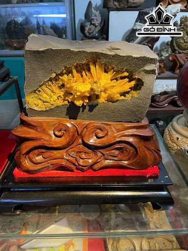 Bông Hoa Ưu Đàm Đá Trầm Tích Cao 29 Ngang 29 (cm) 22kg